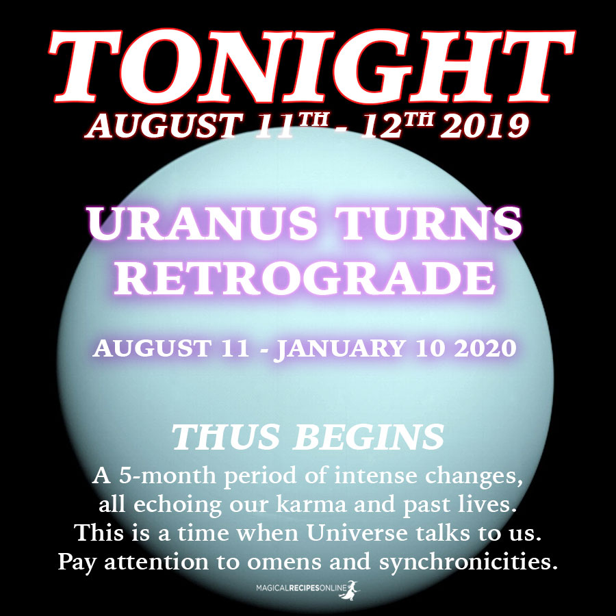 Uranus goes retrograde
