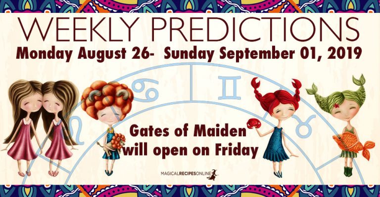 Predictions for the New Week, August 26 – September 01, 2019