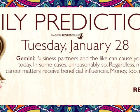 Daily Predictions for Tuesday 28 January 2020