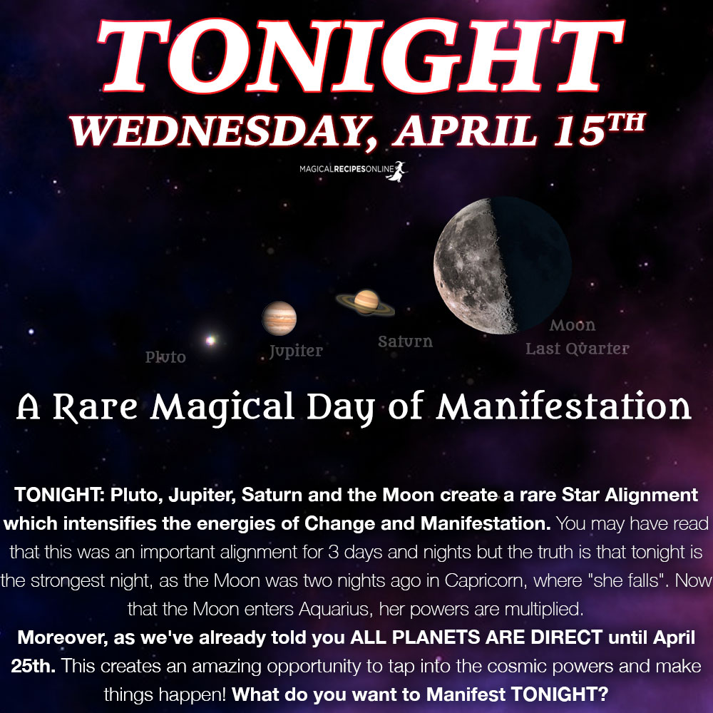 manifestation day rare planetary alignment