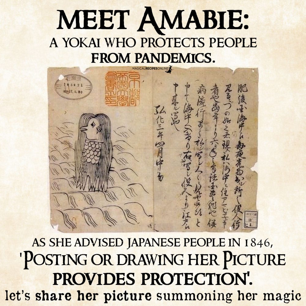 Meet Amabie - the Pandemic defeating Yokai (Spirit)