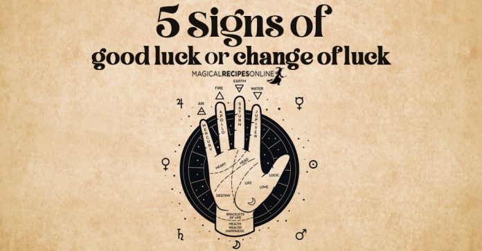 5 Palm Signs of Good Luck or Sudden Change of Luck