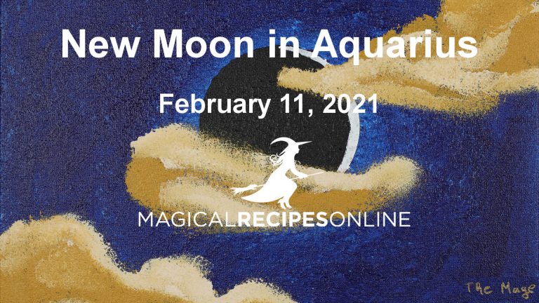 New Moon in Aquarius – 11 February 2021