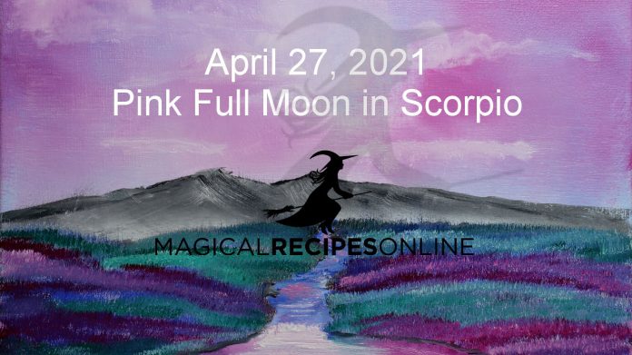 Pink Full Moon in Scorpio