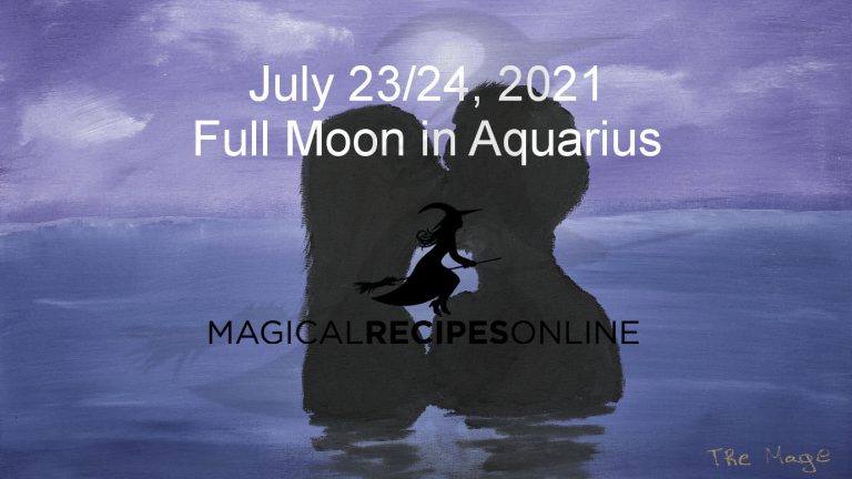 Full Moon in Aquarius – 24 July 2021