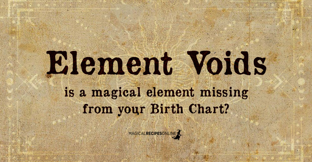 Astrological Voids - Missing Elements in your Birth Chart