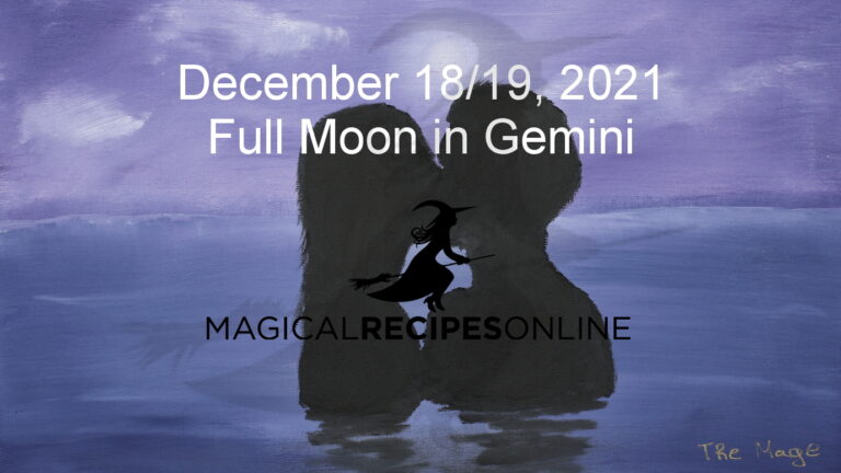 Full Moon in Gemini – 19 December 2021