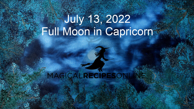 Full Moon in Capricorn – 13 July 2022