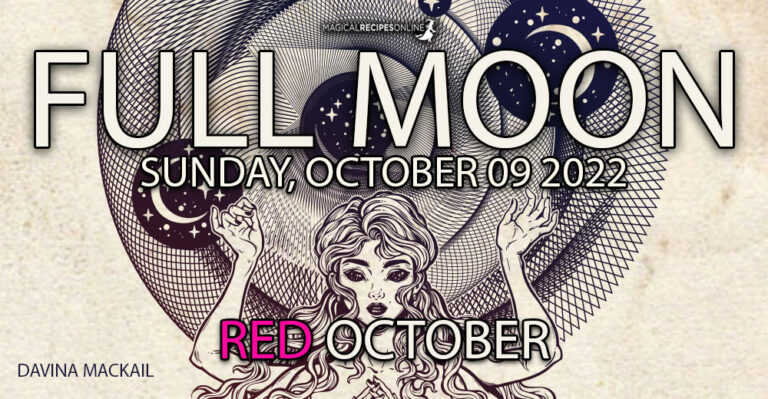Full Moon in Aries Sunday October 9th – Red October