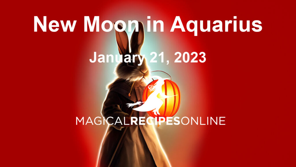 New Moon in Aquarius.
