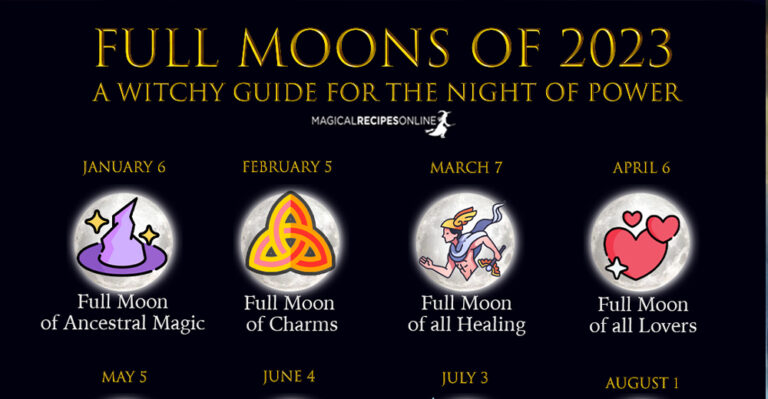 Full Moons of 2023 – a magical guide