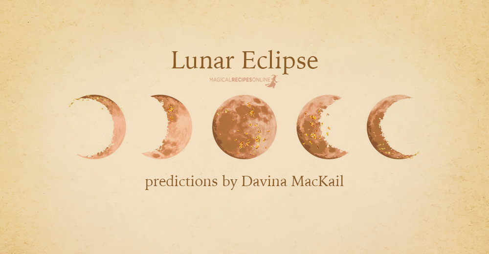 lunar eclipse predictions by Davina MacKail