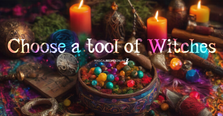 Choose a tool of Witches – test