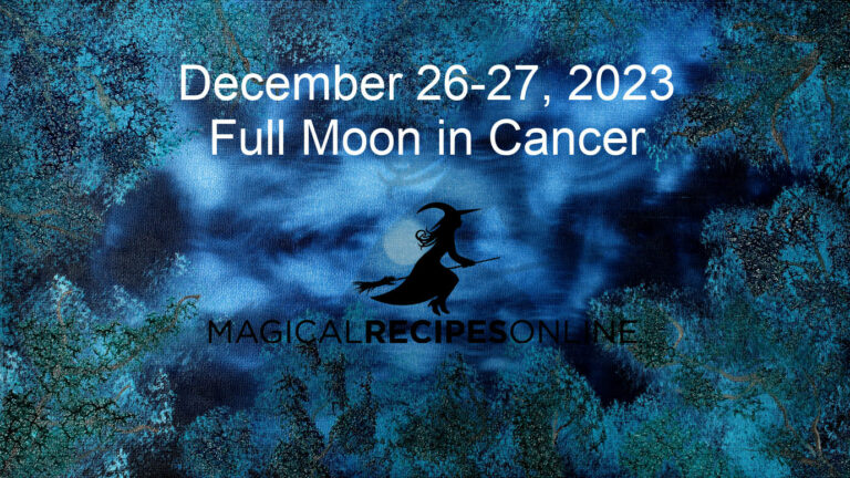 Full Moon Moon in Cancer – 27 December 2023