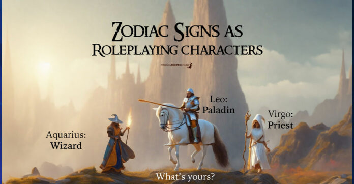 life is a game. If that's true we are players. So let's see astrology differently. Let's see Zodiac Signs as Roleplaying Characters.  