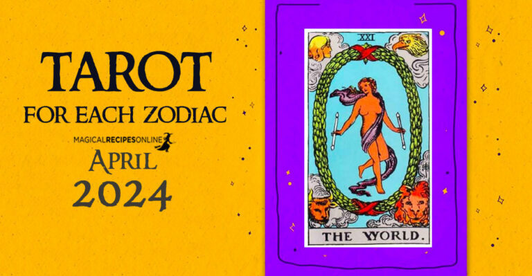 Tarot for April for each Zodiac Sign: April 2024