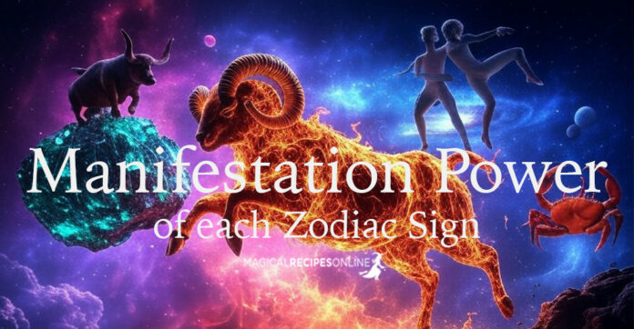 Manifestation Power of each Zodiac Sign - how do they manifest easily?