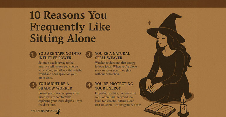 10 Reasons You Frequently Like Sitting Alone – a Solitary Witch
