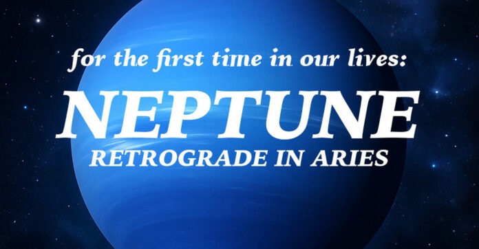 for the first time in our lives: Neptune Retrograde in Aries (July 4 - October 21 2025)