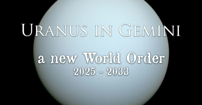 Major Energy Shift: Uranus in Gemini 2025 - 2033: a New World Order