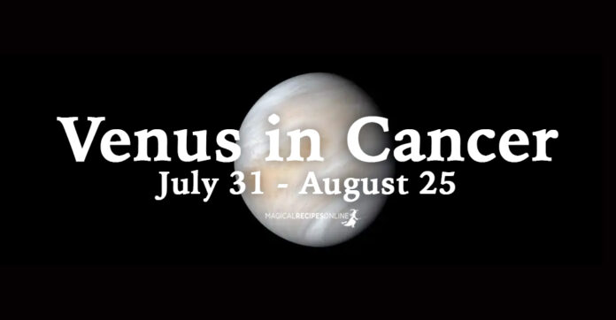 Venus in Cancer: July 31 - August 25 2025