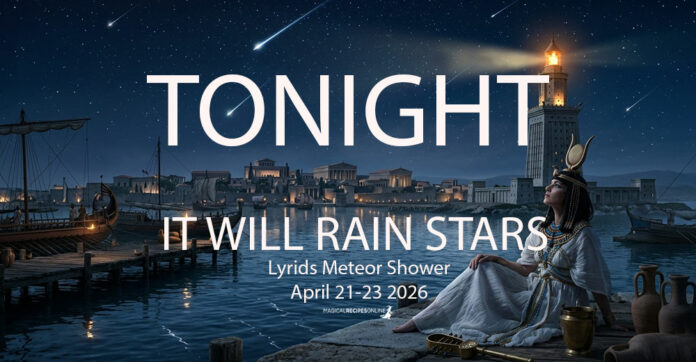 Tonight, Stars align & Will Rain Stars! Lyrids 2026 Meteor Shower, April 21-23. It's already happening! Time for wishes!