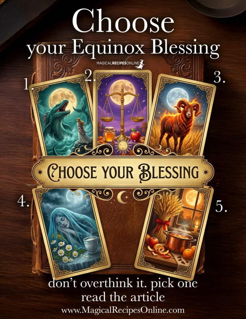 Choose your Equinox Blessing - What will help you till the Solstice